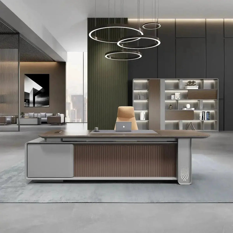 Myer · Modern Executive L-Shaped Desk by Arc Grove