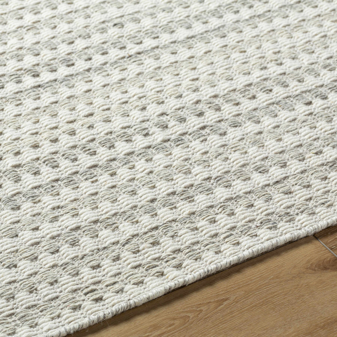 Tevah Pearl Wool Rug by Boutique Rugs