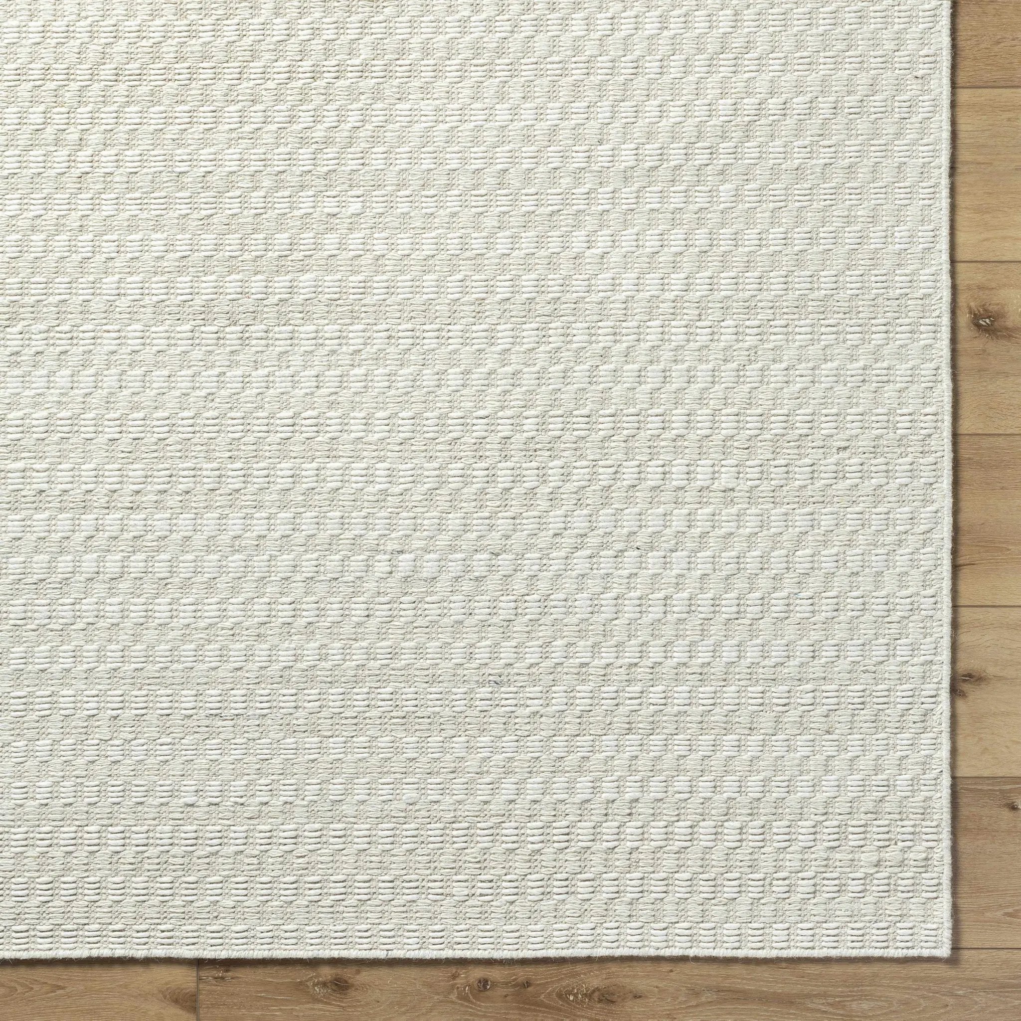 Tevah Siver Wool Rug by Boutique Rugs