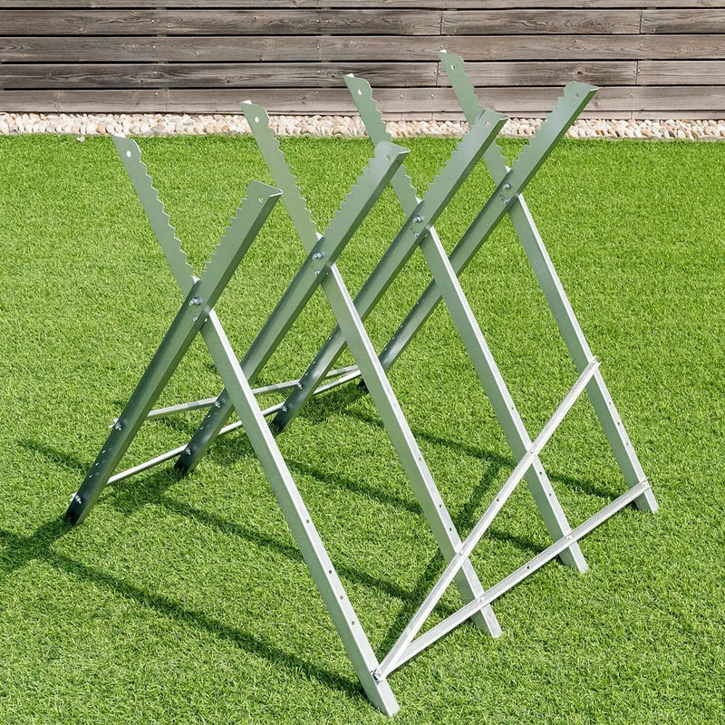 220 lbs Heavy Duty Portable Foldable Steel Sawhorse by DirectDeals