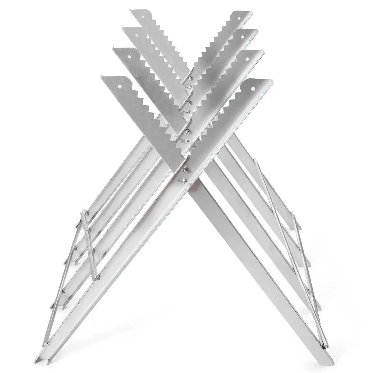 220 lbs Heavy Duty Portable Foldable Steel Sawhorse by DirectDeals