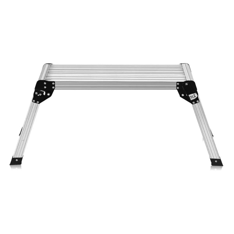 Heavy Duty Portable Bench Aluminum Folding Step Ladder by DirectDeals