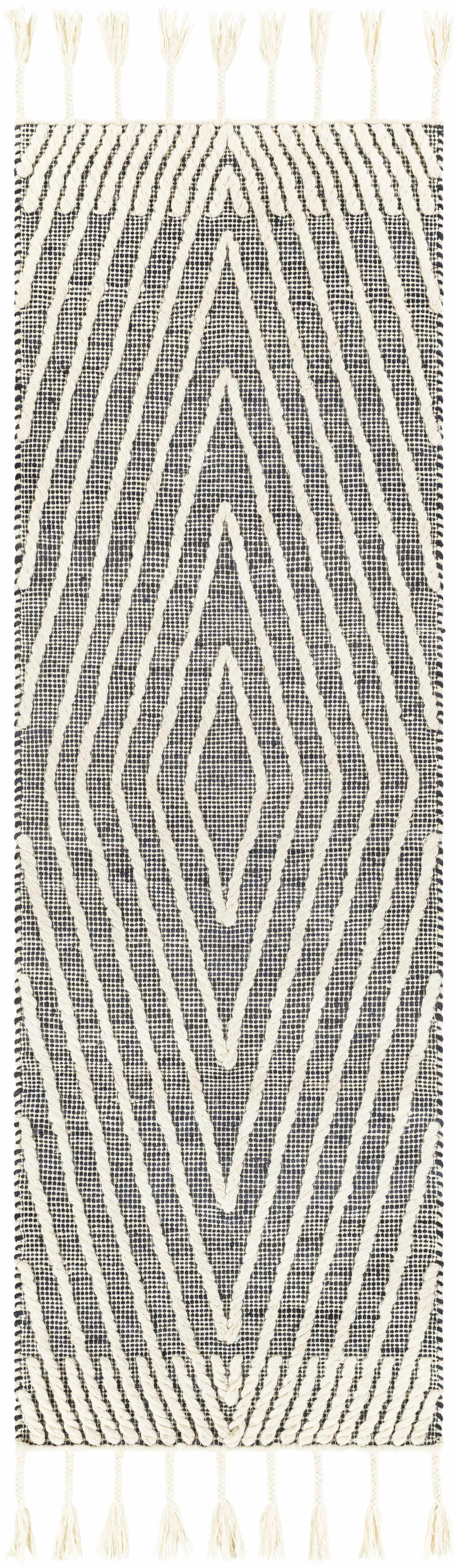 Tamayong Tasseled Jute&Wool Rug - Clearance by Boutique Rugs