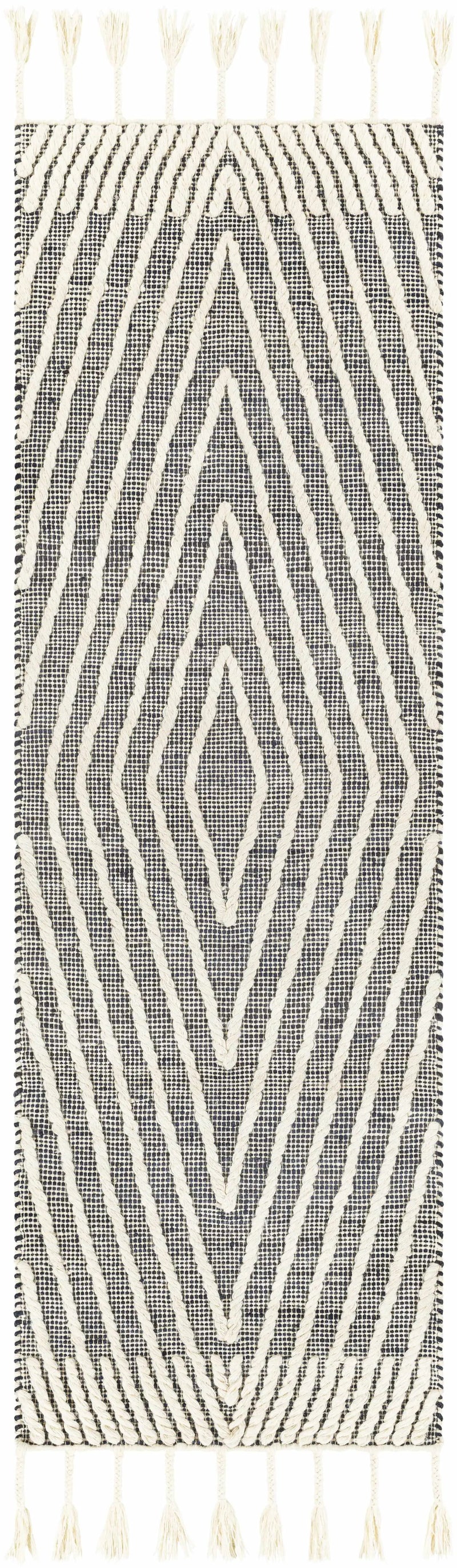 Tamayong Tasseled Jute&Wool Rug - Clearance by Boutique Rugs