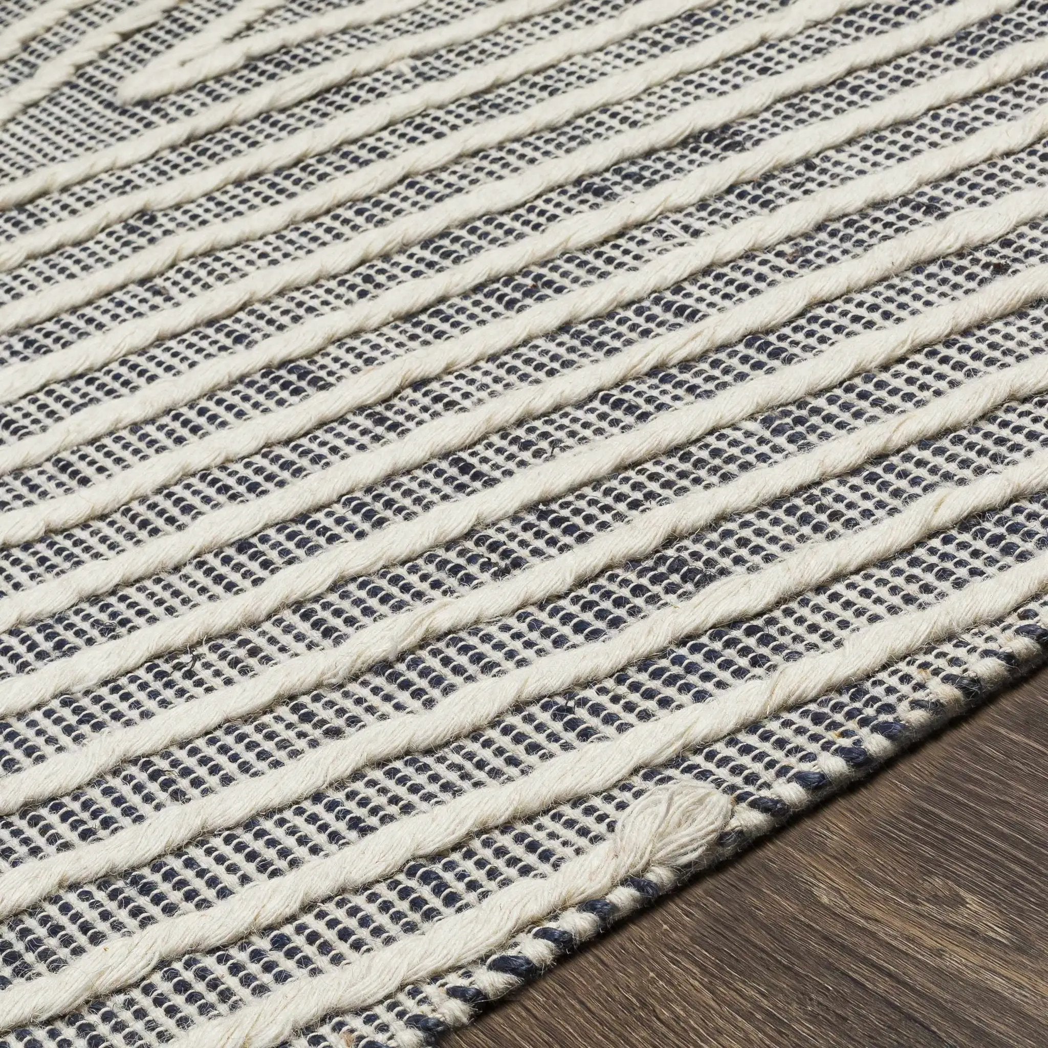Tamayong Tasseled Jute&Wool Rug - Clearance by Boutique Rugs