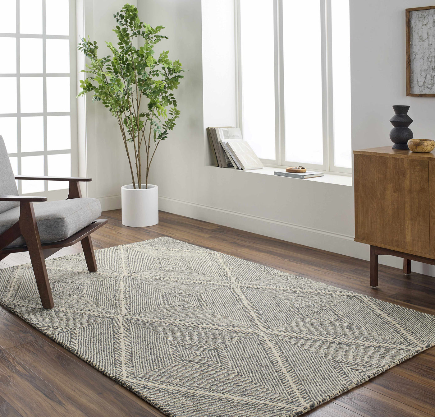 Tene Tufted Wool Area Rug - Clearance by Boutique Rugs