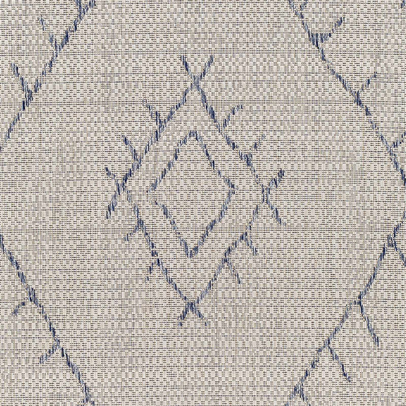 Marwood Gray&Blue Nordic Outdoor Rug - Clearance by Boutique Rugs