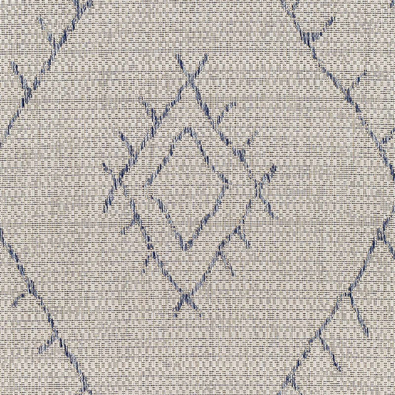 Marwood Gray&Blue Nordic Outdoor Rug - Clearance by Boutique Rugs