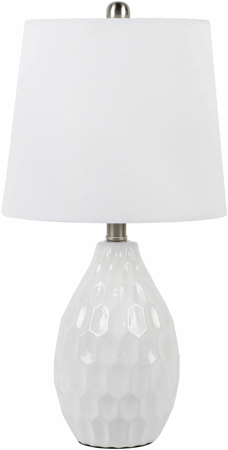 Taguig White Ceramic Table Lamp by Boutique Rugs