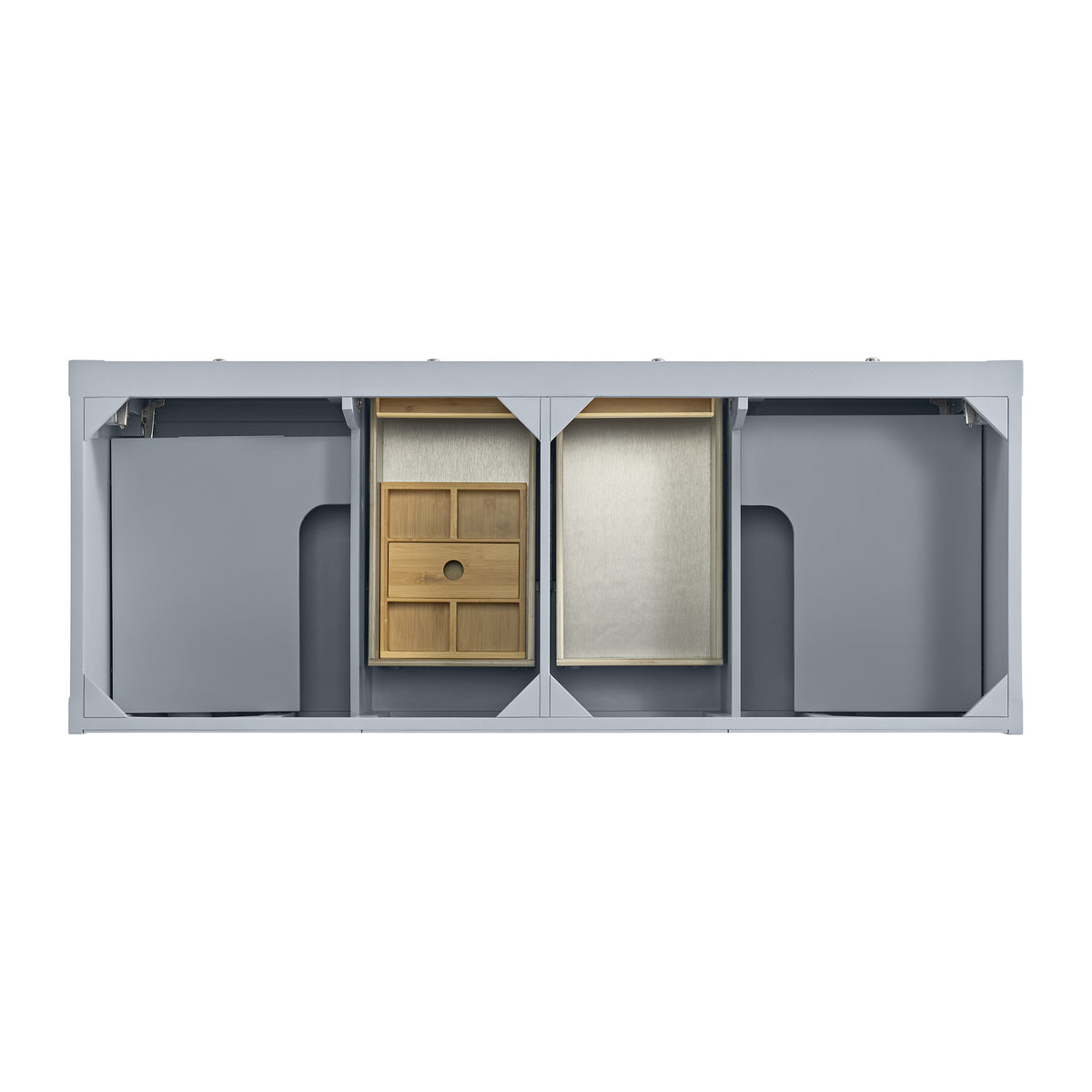 James Martin Breckenridge 60" Double Bathroom Vanity, Serenity Blue, view 35