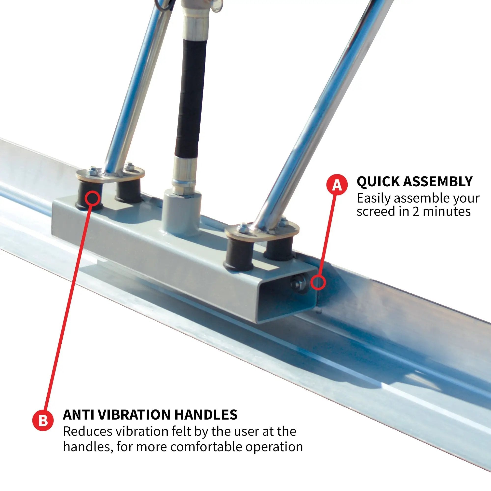 Tomahawk Power Concrete Screed Three Aluminum Blade Bundle (Choose 3 Boards) by Tomahawk Power