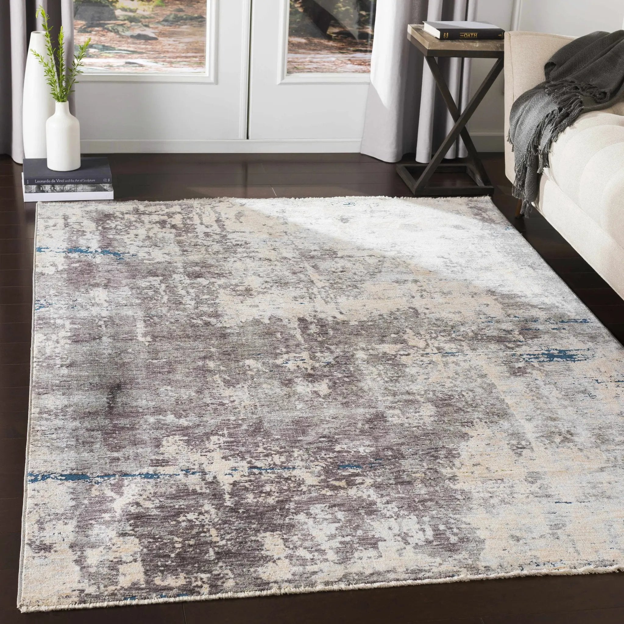 Tonalea Carved Statement Area Rug - Clearance by Boutique Rugs