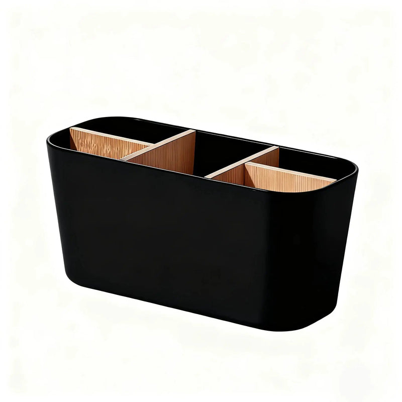 Toothbrush Holder - 5-slot Plastic Bathroom by House Of Avana