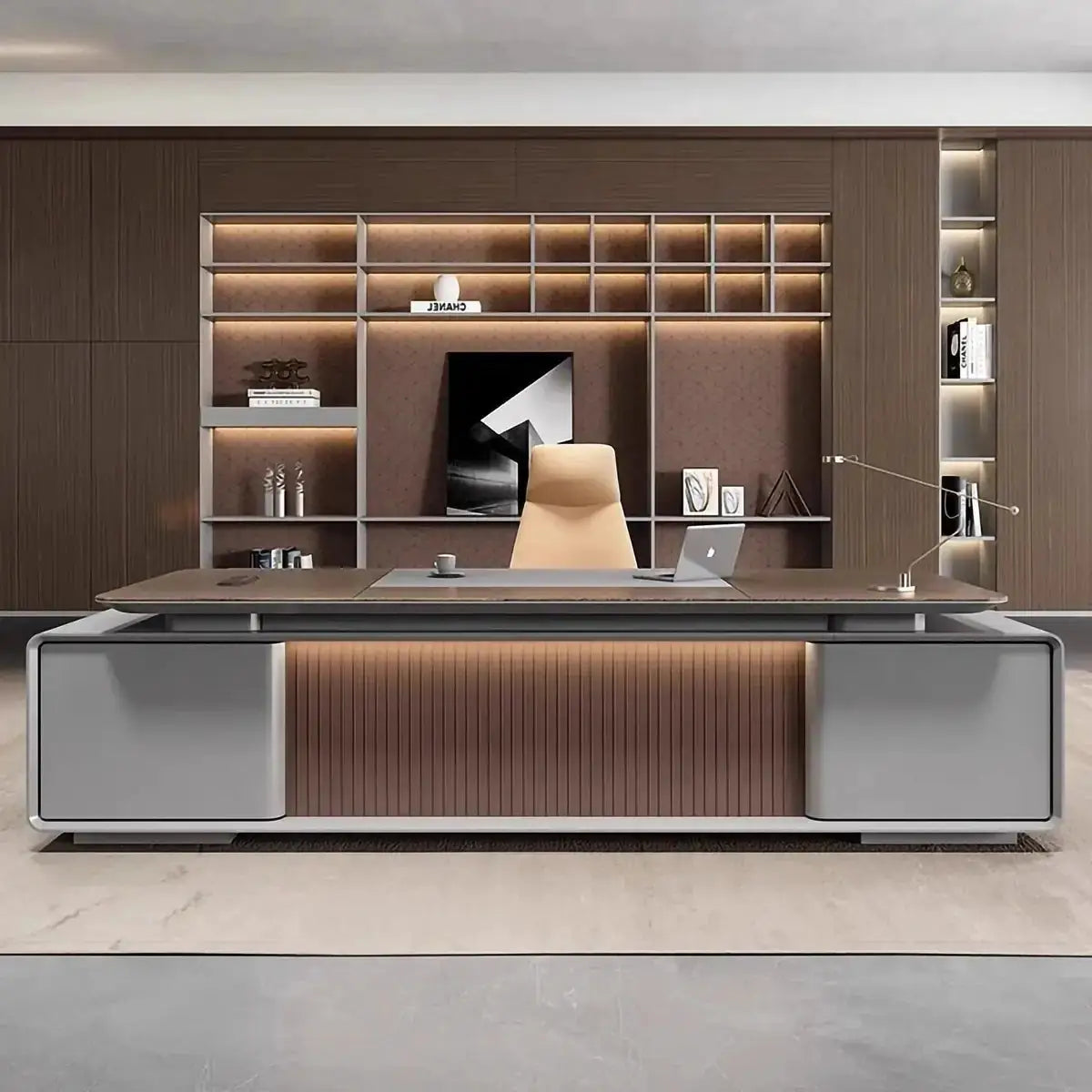 Twilley · Modern L-Shaped Executive Desk by Arc Grove