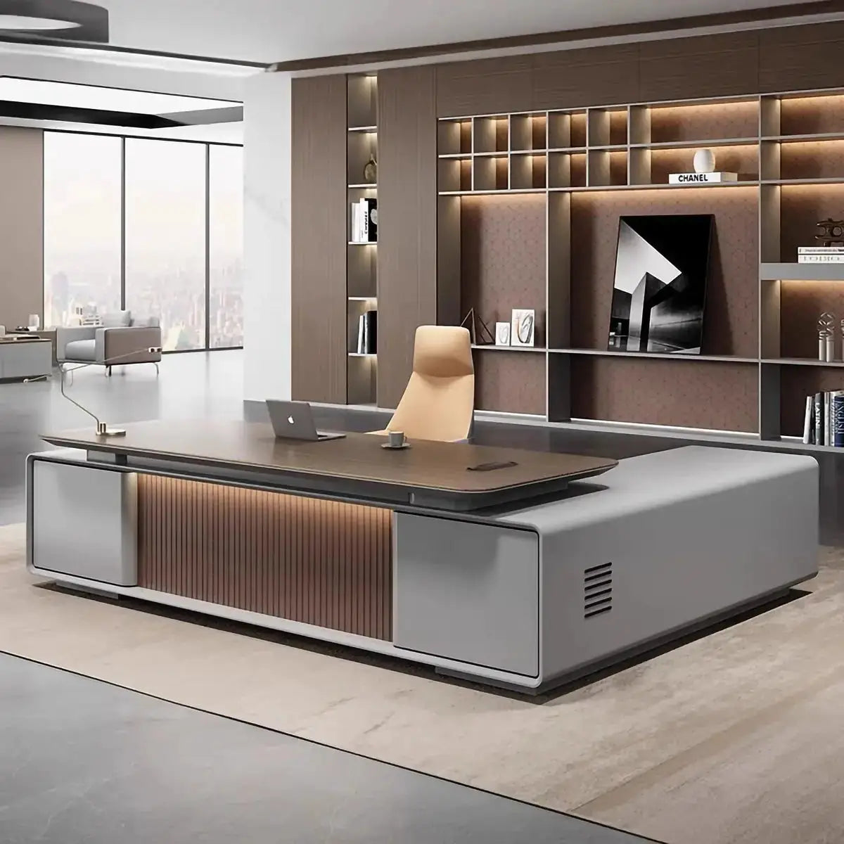 Twilley · Modern L-Shaped Executive Desk by Arc Grove