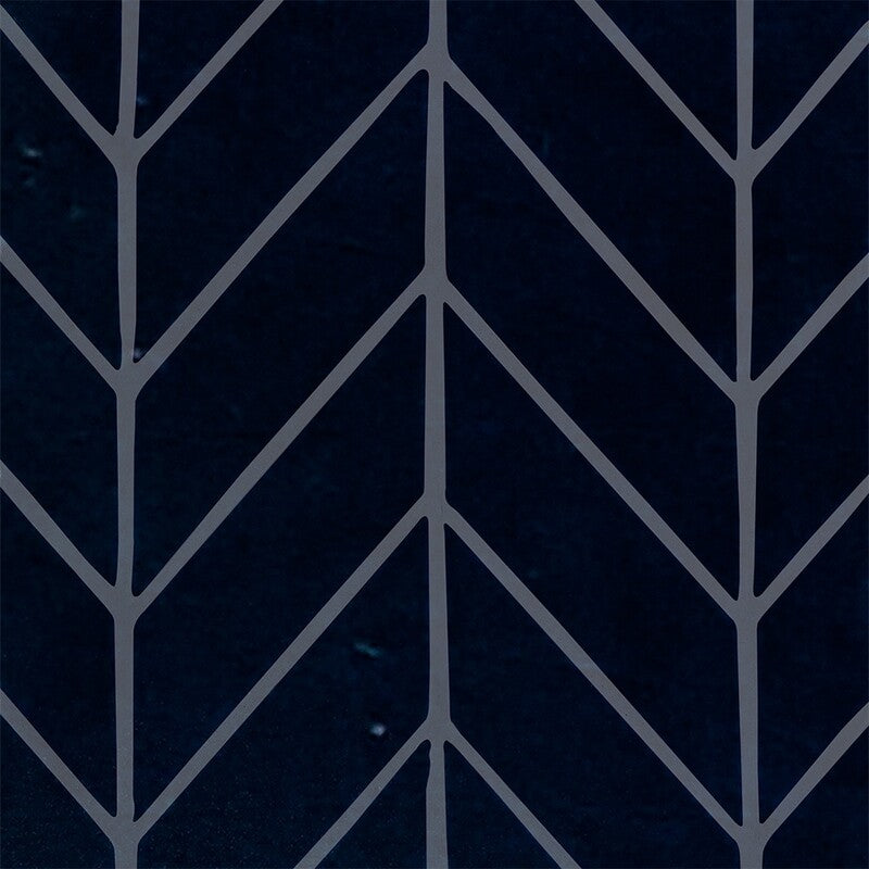 Tourmaline Crackled Chevron Ceramic Tiles 2x6 Ceramic Crackled 2x6 Tiles — 3