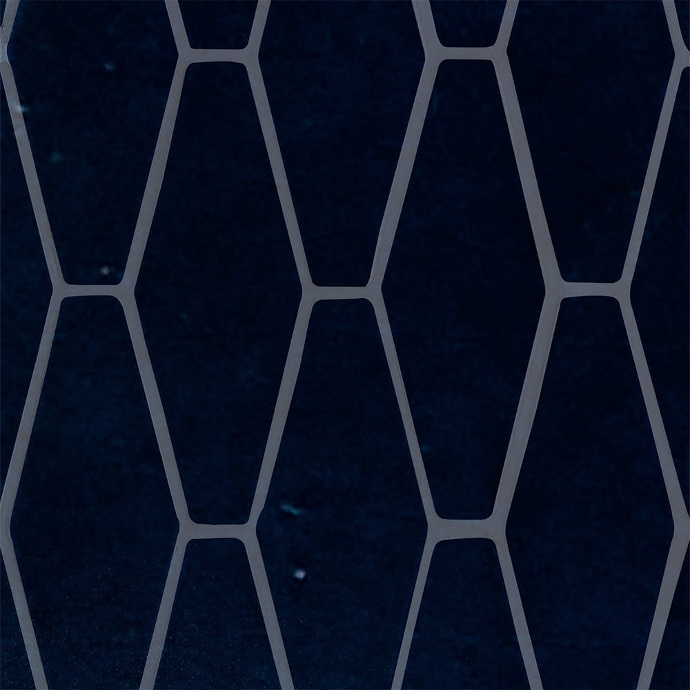 Tourmaline Crackled Longest Hexagon Ceramic Tiles 3x8 Ceramic Crackled 2x8 Accent Tiles
