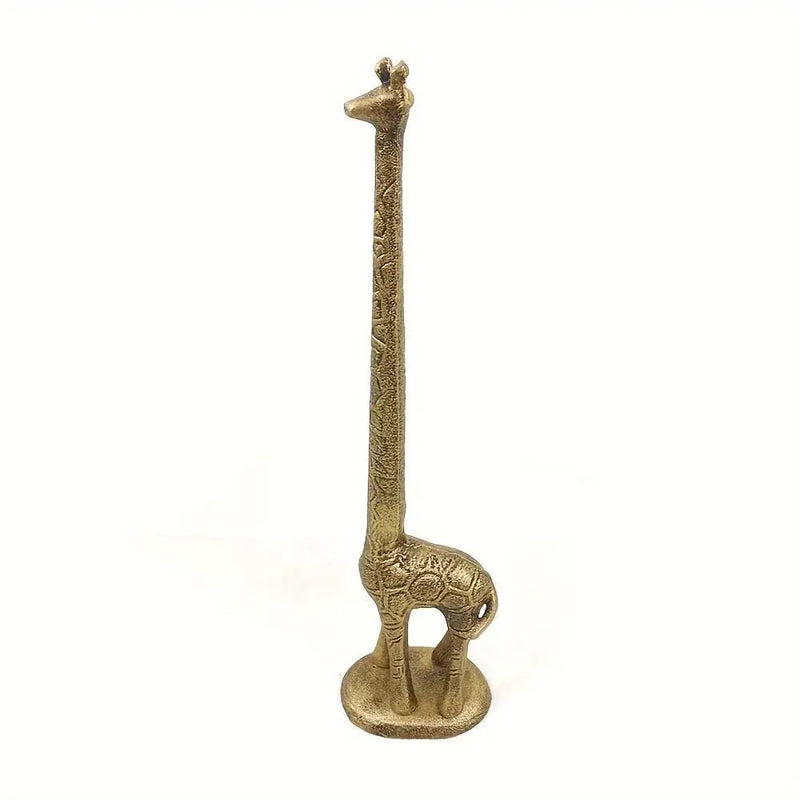 Towel Holder - Hand Cast Iron Antique by House Of Avana