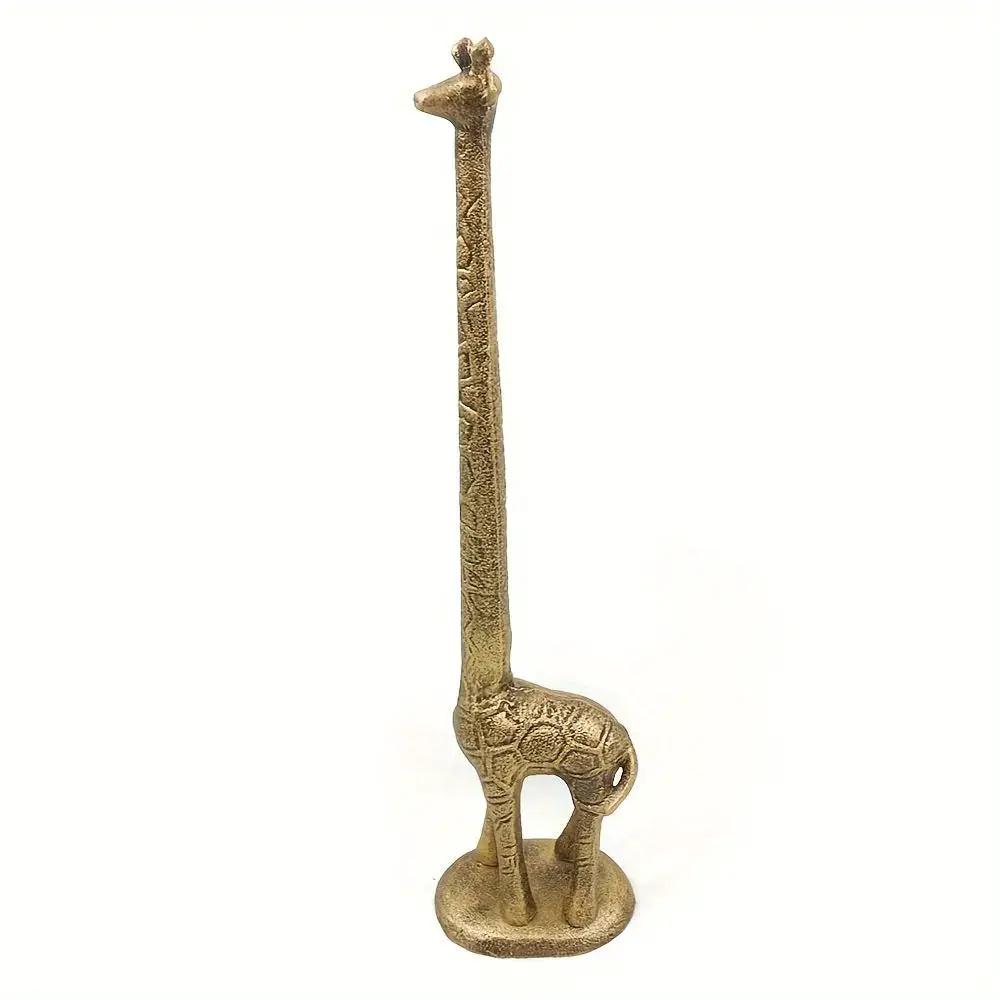 Towel Holder - Hand Cast Iron Antique by House Of Avana
