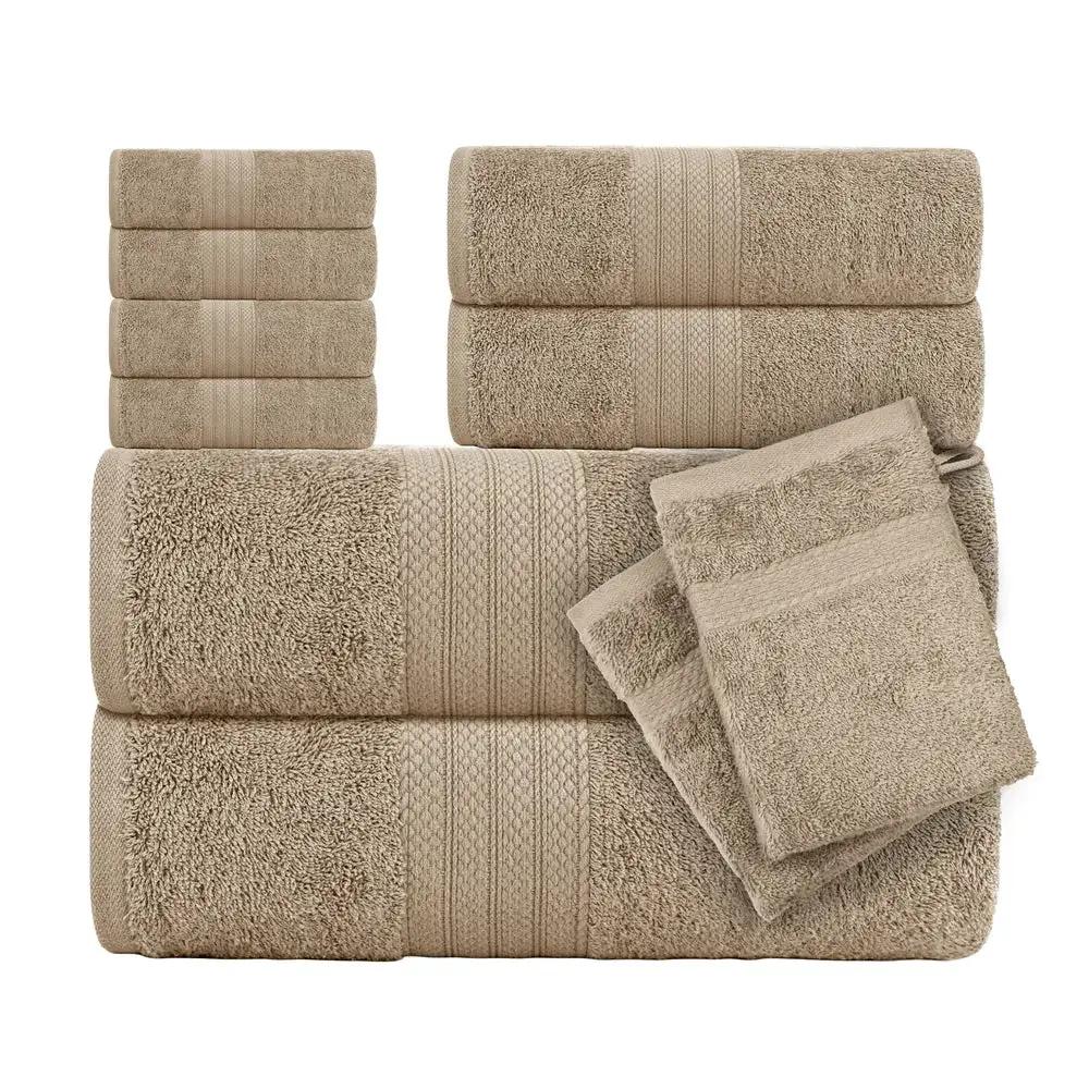 Towel Set - Absorbent Cotton Bath by House Of Avana