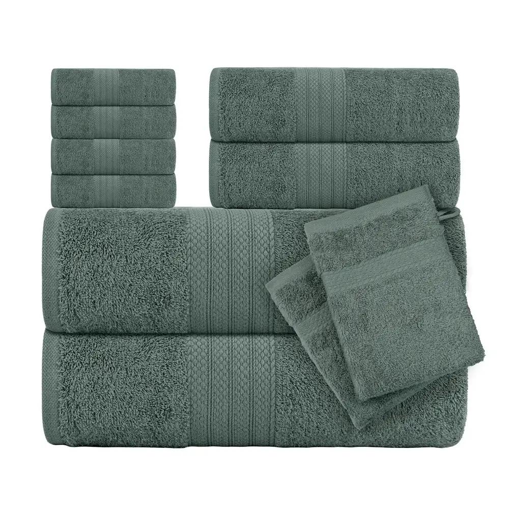 Towel Set - Absorbent Cotton Bath by House Of Avana