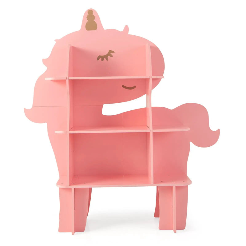 Kids Bookcase Toy Storage Organizer with Open Storage Shelves by DirectDeals