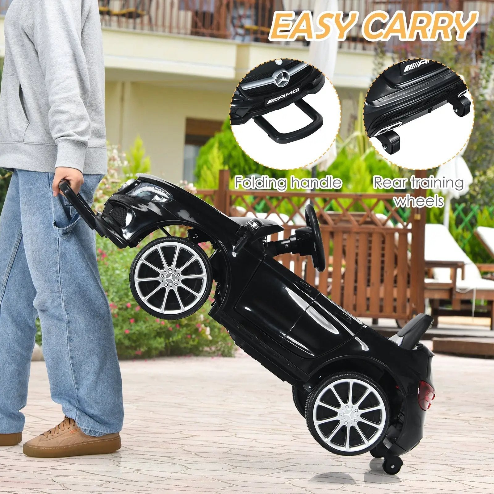12V Electric Kids Ride On Car with Remote Control by DirectDeals