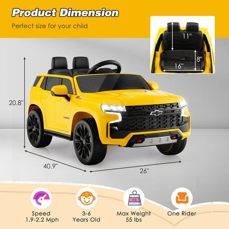 12V Kids Ride on Car with 2.4G Remote Control by DirectDeals