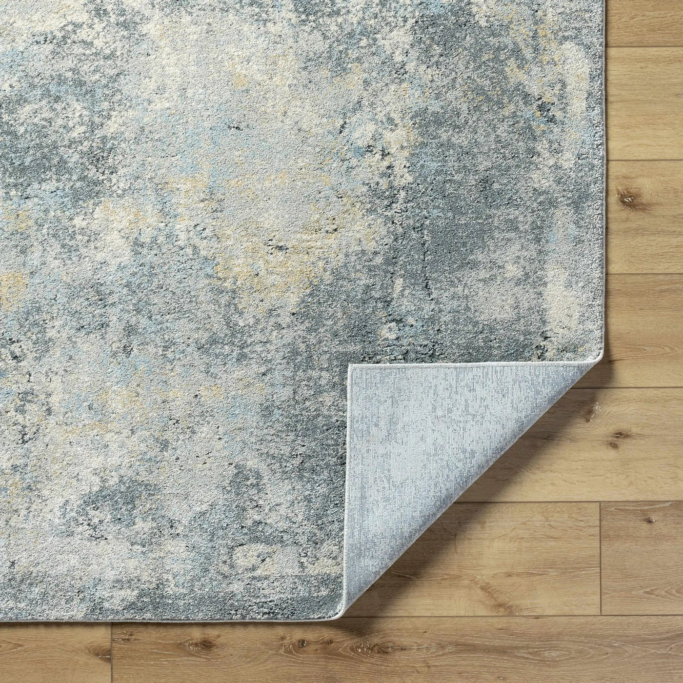 Adsila Teal Blue Thick Luxe Rug by Boutique Rugs