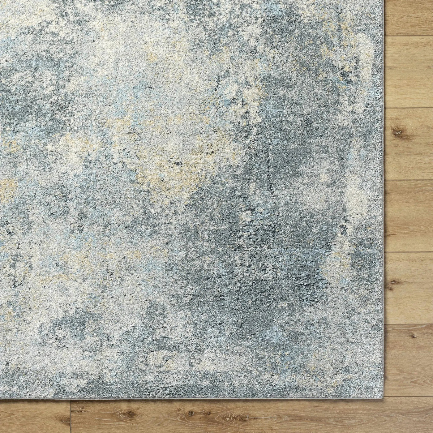 Adsila Teal Blue Thick Luxe Rug by Boutique Rugs