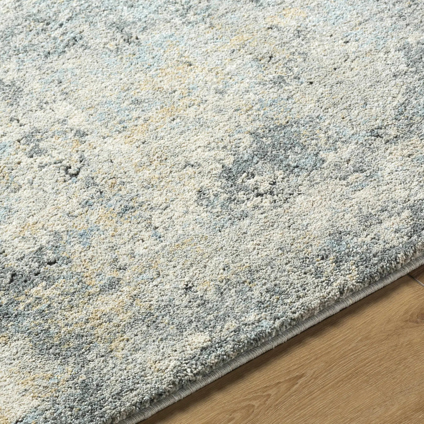 Adsila Teal Blue Thick Luxe Rug by Boutique Rugs