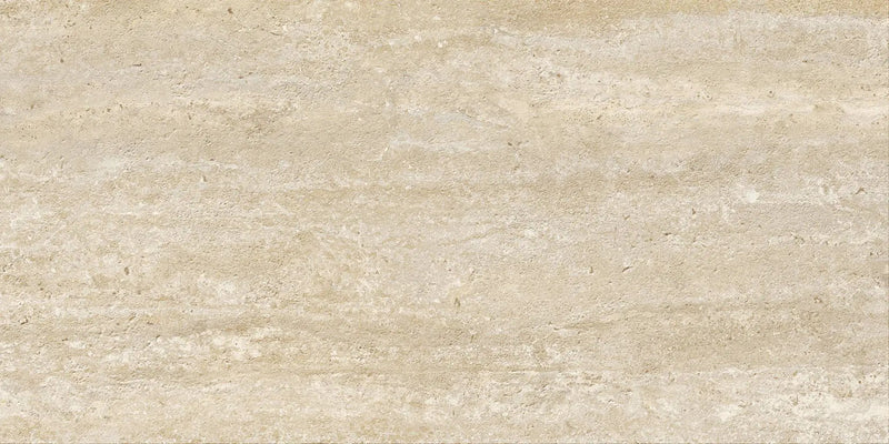 Trail Vein Cut Beige Travertine Look Porcelain Tiles 12x24 by landmarkceramics