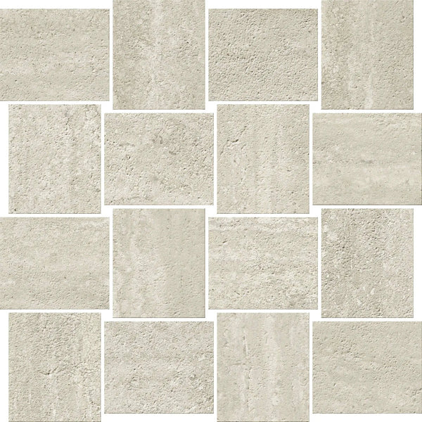 Trail Vein Cut Grey Bullnose Travertine Look Porcelain Moldings 3x24