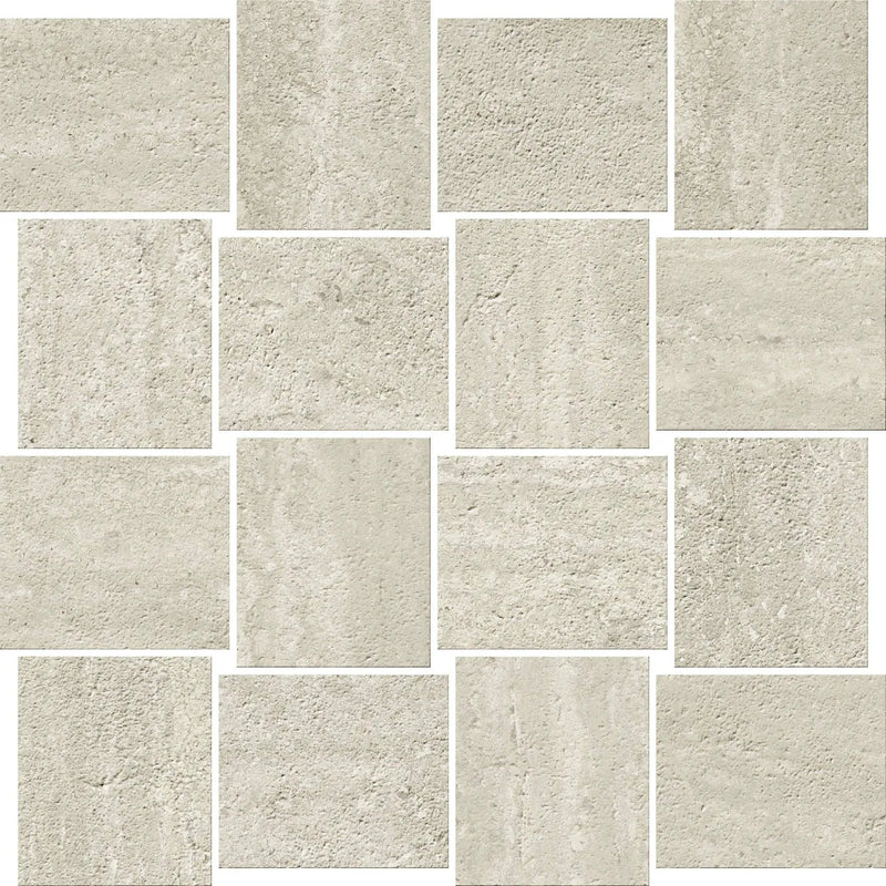 Trail Vein Cut Grey Bullnose Travertine Look Porcelain Moldings 3x24 by landmarkceramics