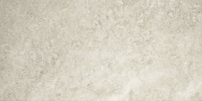 Trail Cross Cut Grey Travertine Look Porcelain Tiles 12x24 by landmarkceramics