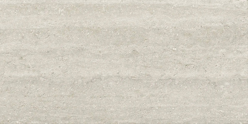 Trail Vein Cut Grey Travertine Look Porcelain Tiles 12x24 by landmarkceramics