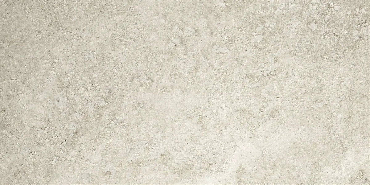 Trail Cross Cut Grey Travertine Look Porcelain Tiles 24x48 by landmarkceramics