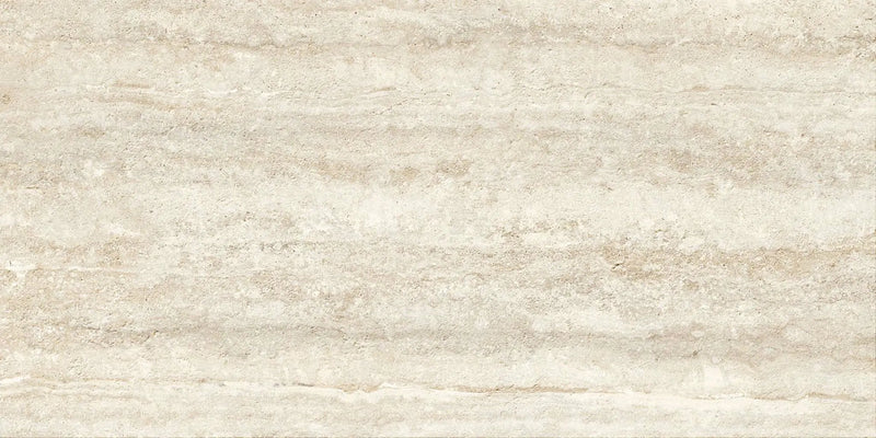 Trail Vein Cut Ivory Travertine Look Porcelain Tiles 12x24 by landmarkceramics