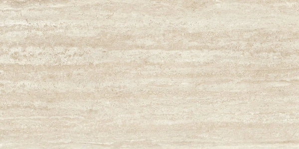 Trail Vein Cut Ivory Travertine Look Porcelain Tiles 24x48