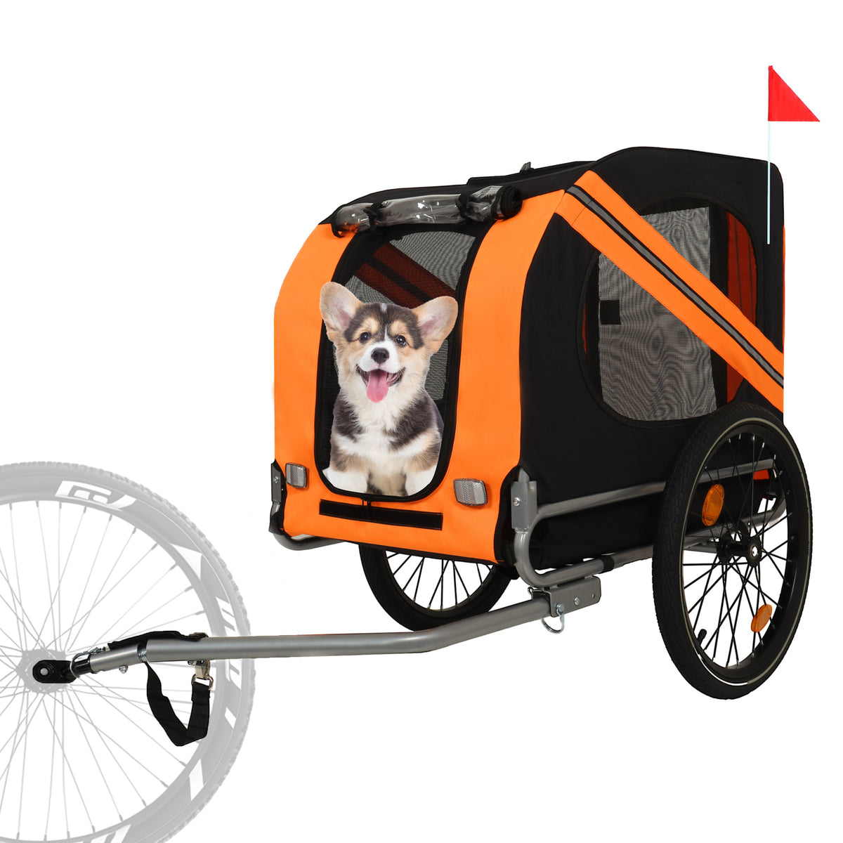 Large Folding Bike Trailer for Dogs, photo 2 of 19