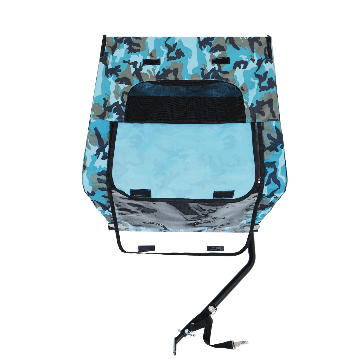 Outdoor Heavy Duty Collapsible Pet Bike Trailer with 16-Inch Wheels, photo 16 of 28