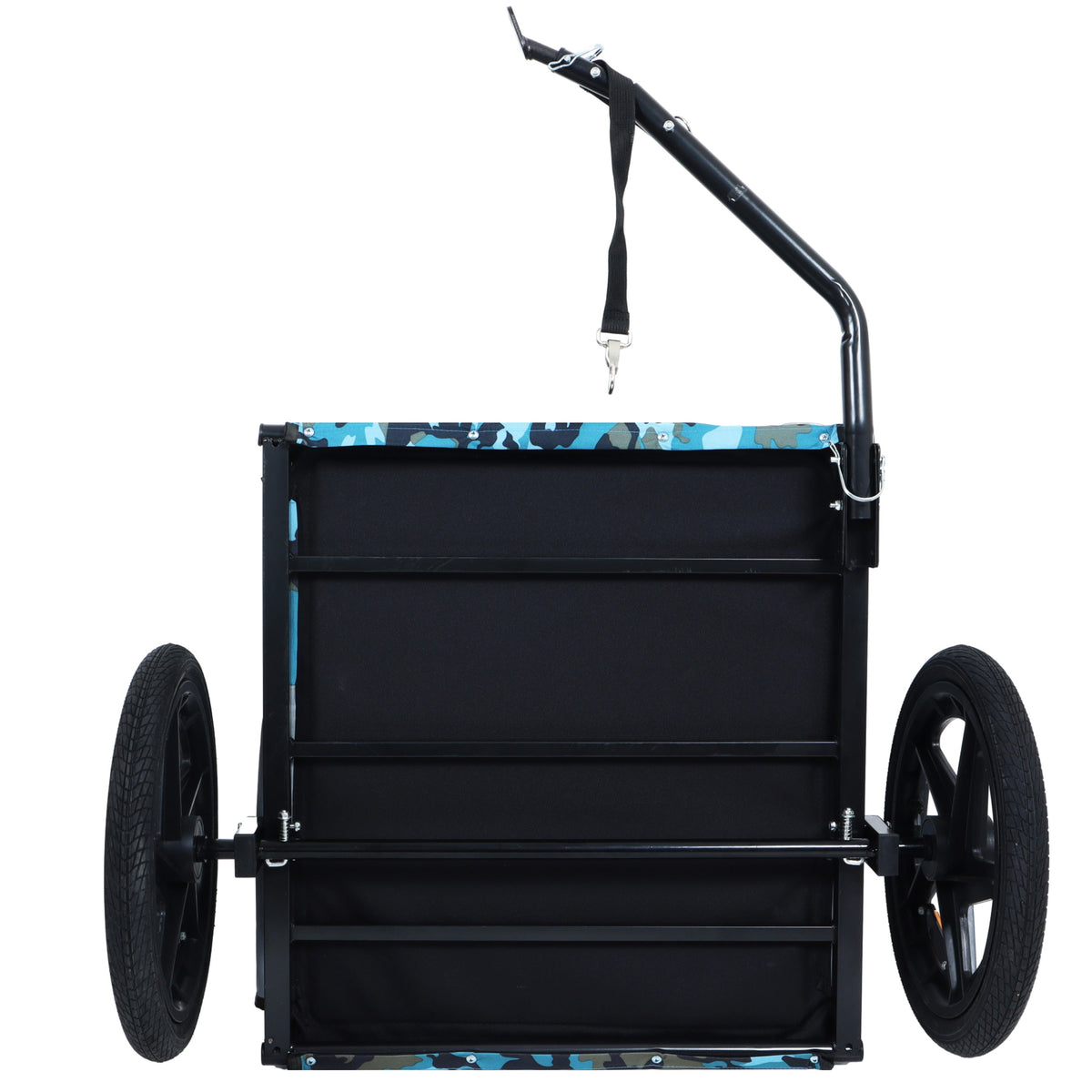 Outdoor Heavy Duty Collapsible Pet Bike Trailer with 16-Inch Wheels, photo 17 of 28