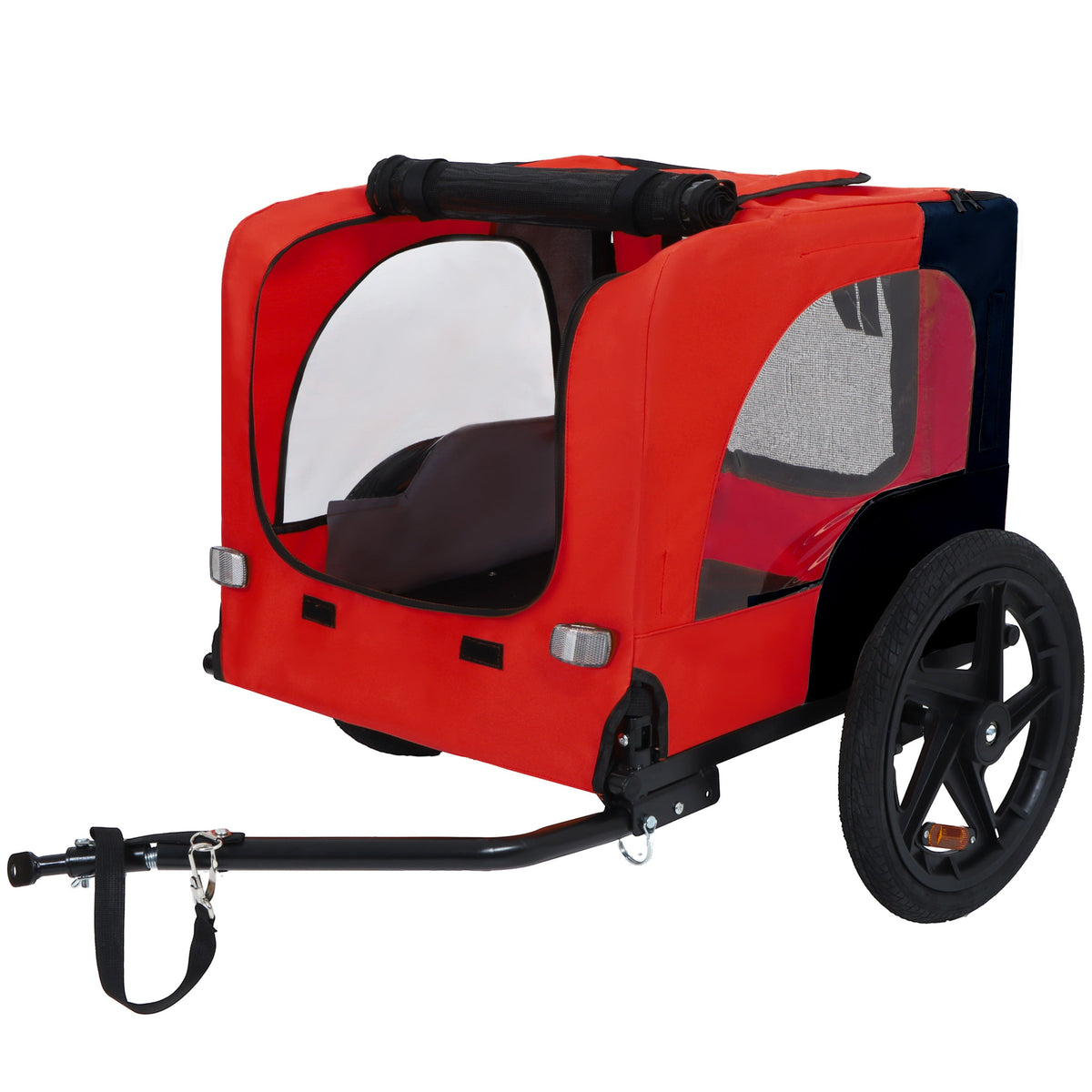 Pet Bike Trailer with Foldable Steel Frame - Small & Medium Pets, photo 10 of 21