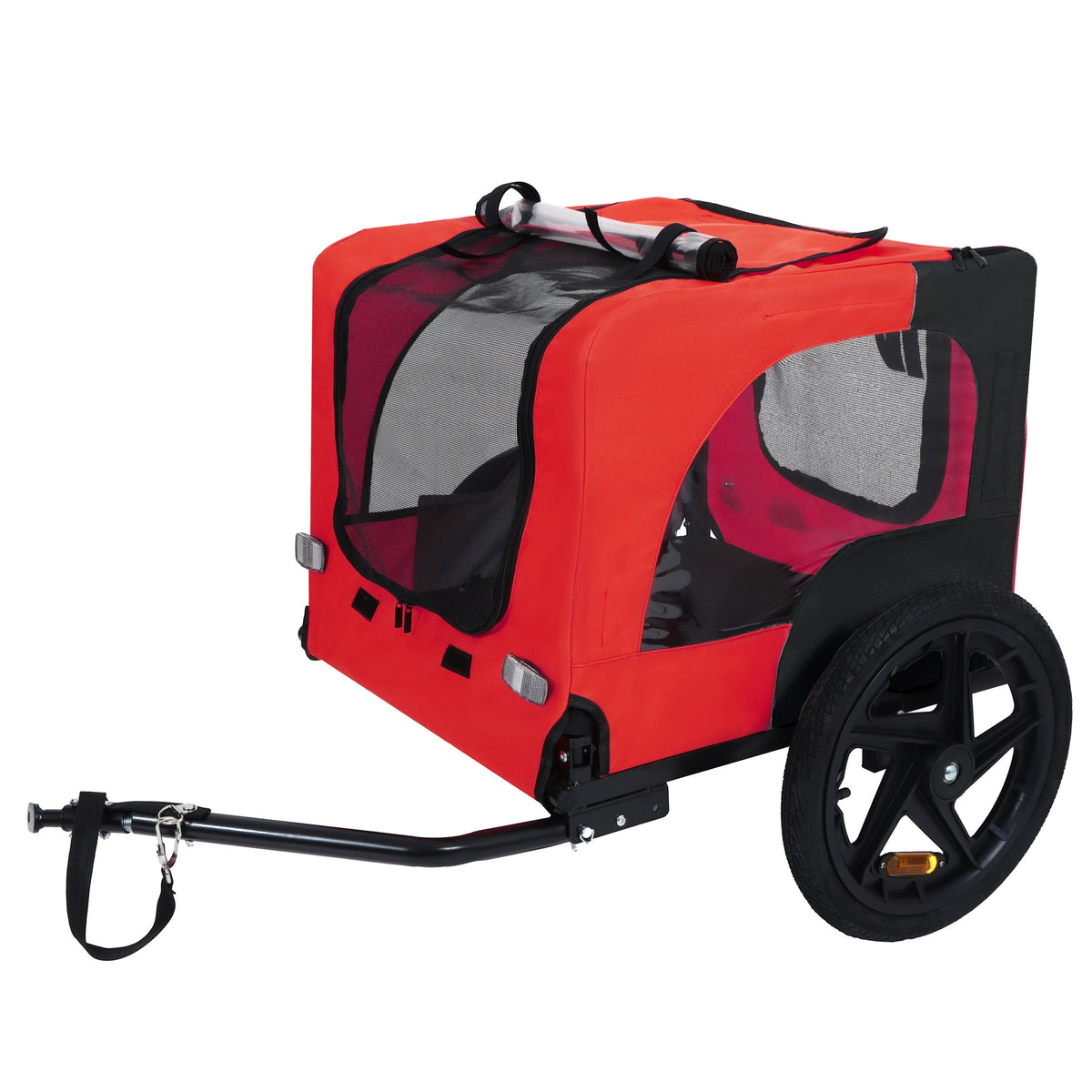 Pet Bike Trailer with Foldable Steel Frame - Small & Medium Pets, photo 8 of 21