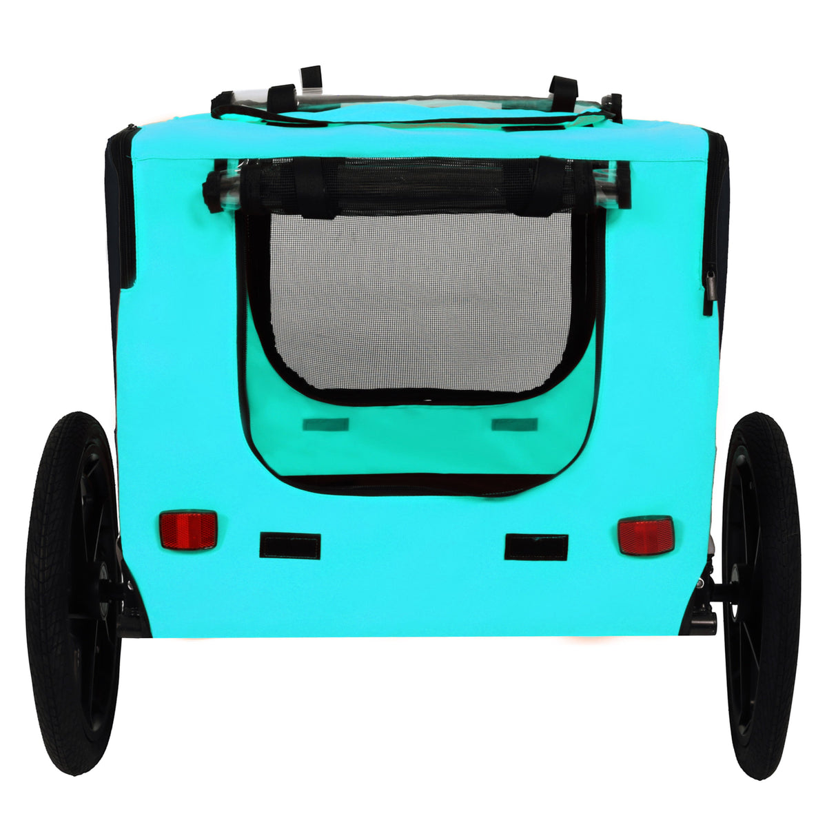 Pet Bike Trailer with Steel Frame and Waterproof Canopy - Outdoor, photo 11 of 25