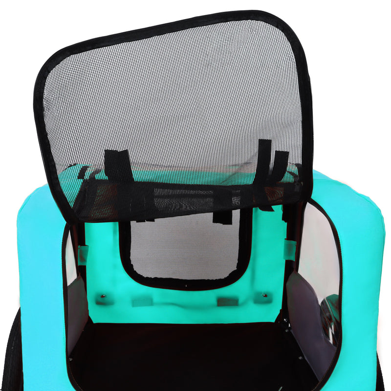 Pet Bike Trailer with Steel Frame and Waterproof Canopy - Outdoor, photo 16 of 25