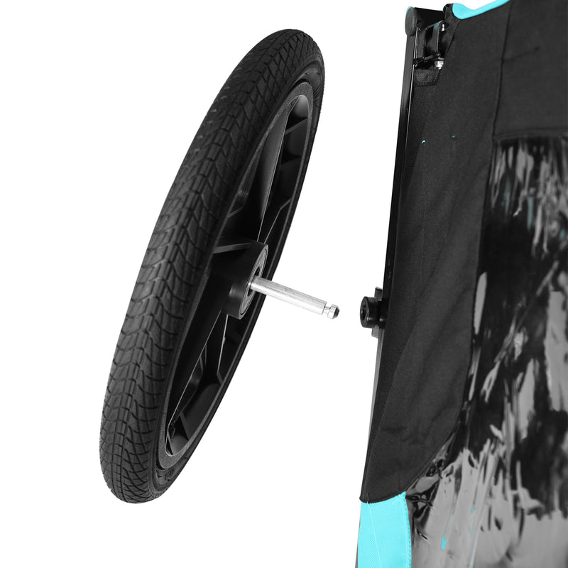Pet Bike Trailer with Steel Frame and Waterproof Canopy - Outdoor, photo 19 of 25