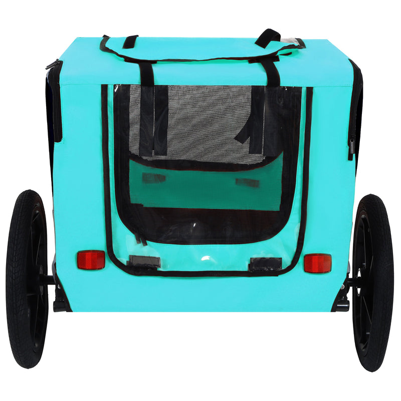 Pet Bike Trailer with Steel Frame and Waterproof Canopy - Outdoor, photo 6 of 25