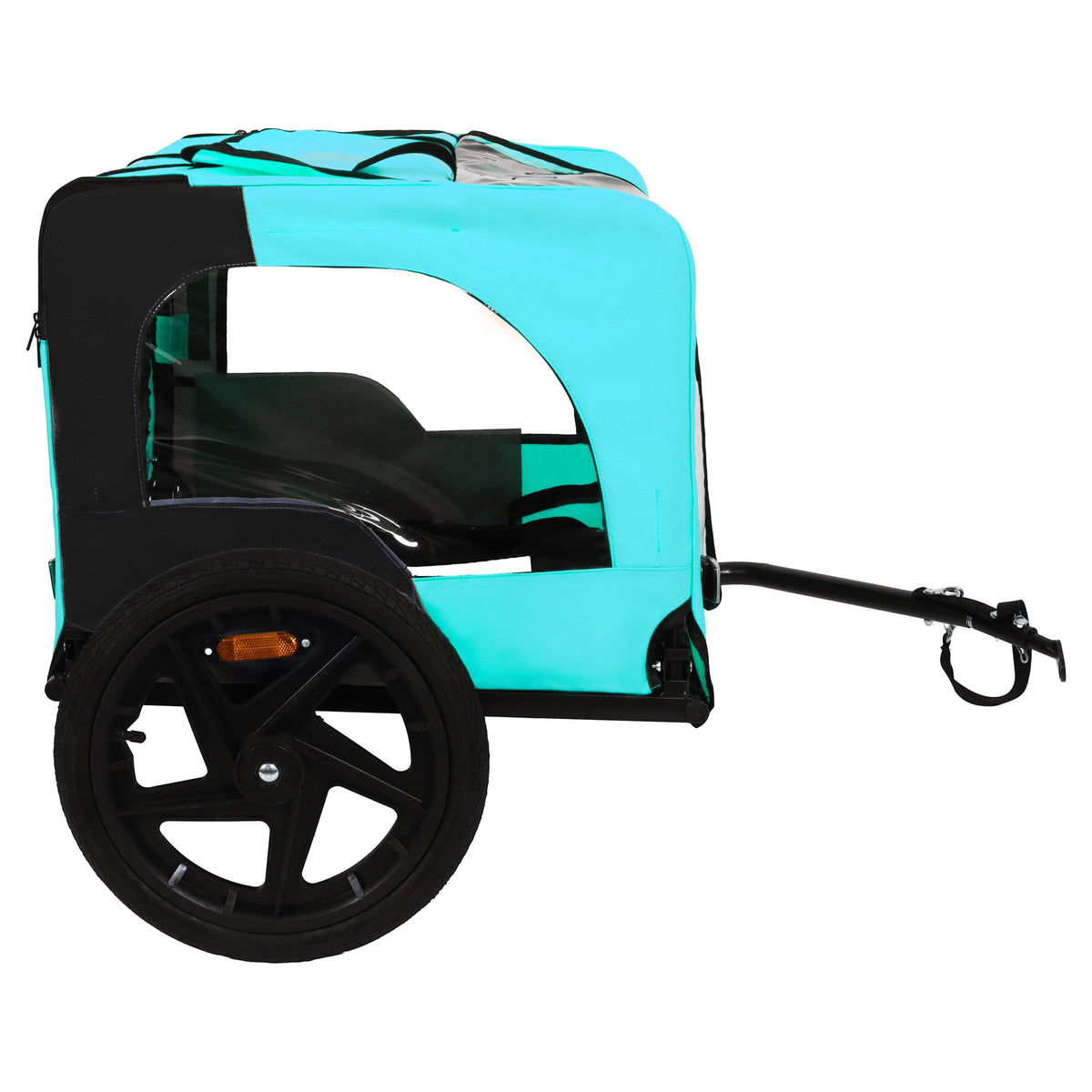 Pet Bike Trailer with Steel Frame and Waterproof Canopy - Outdoor, photo 7 of 25