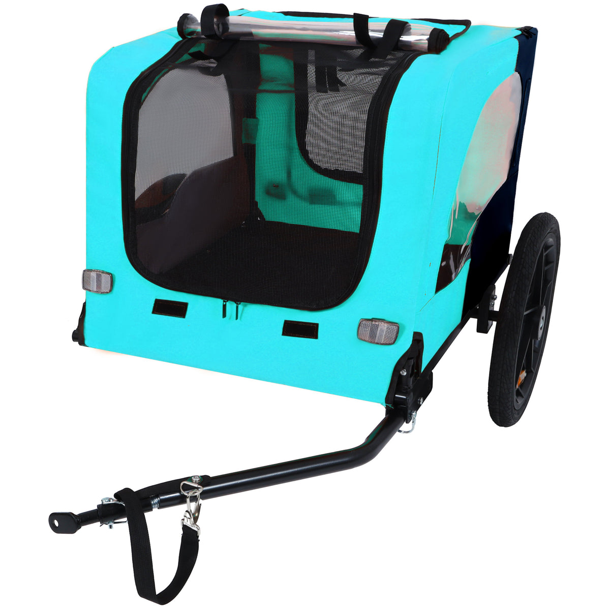 Pet Bike Trailer with Steel Frame and Waterproof Canopy - Outdoor, photo 9 of 25